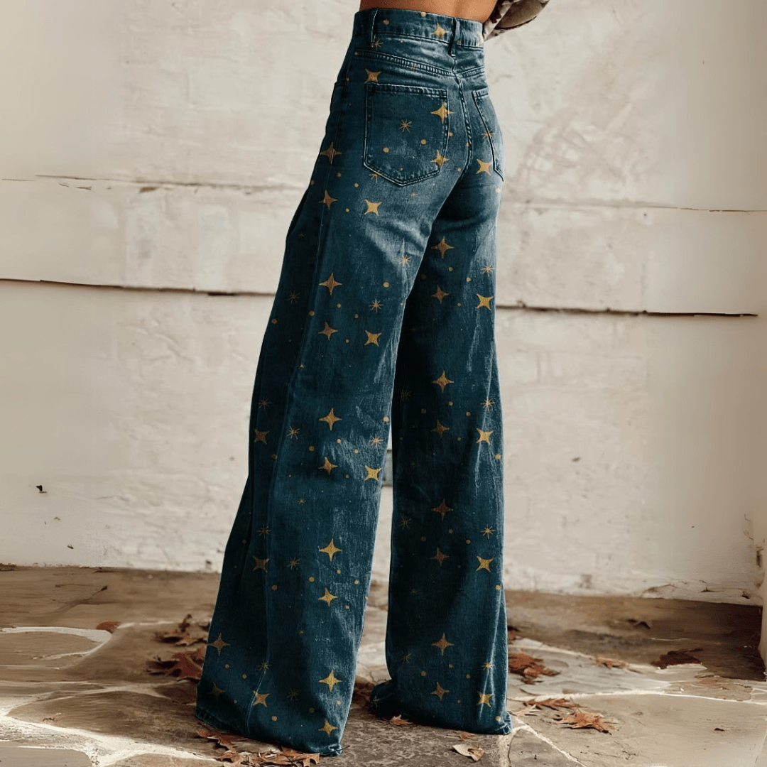 Mila | Vintage Brede Ben Jeans