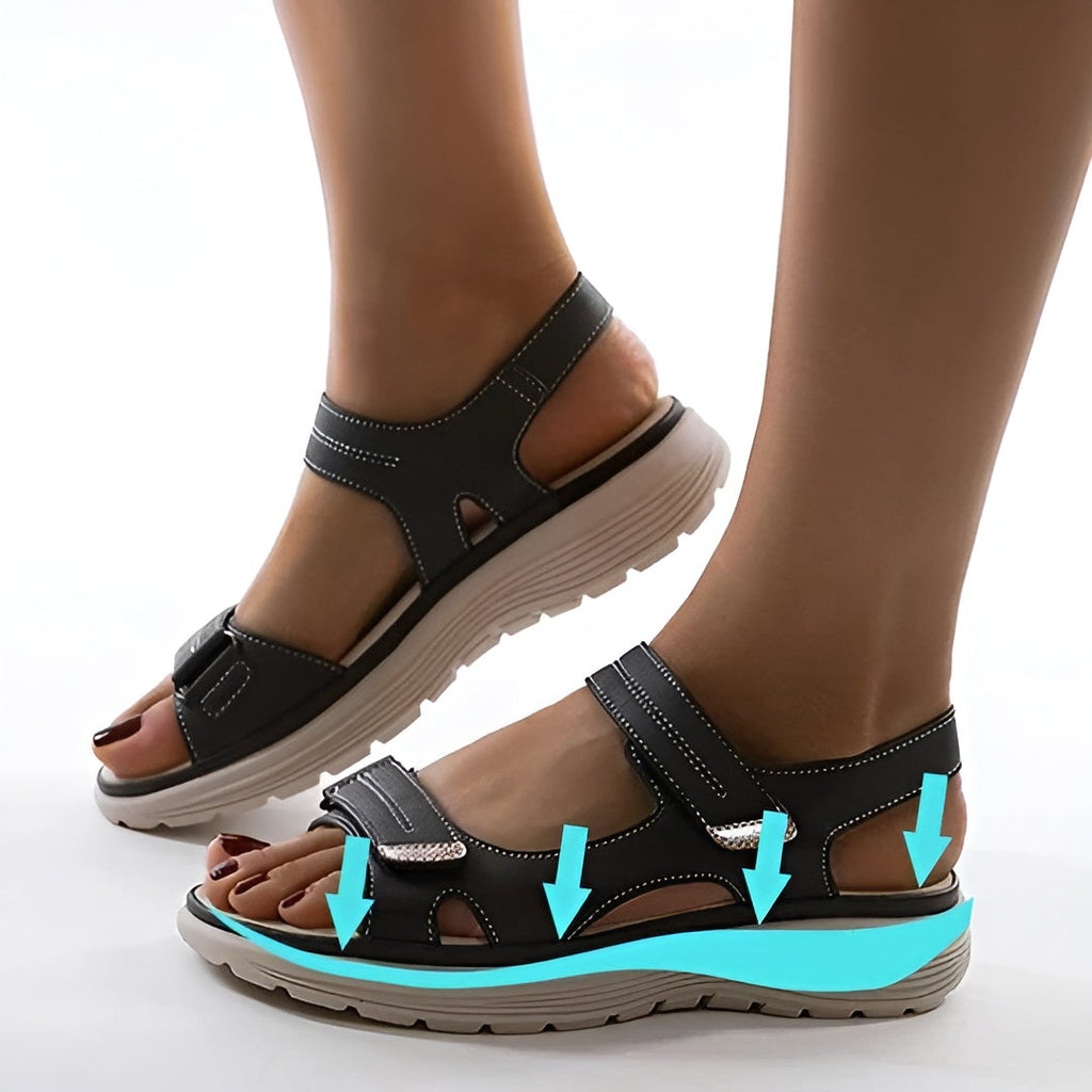 Gitte | Komfortable Justerbare Sandaler