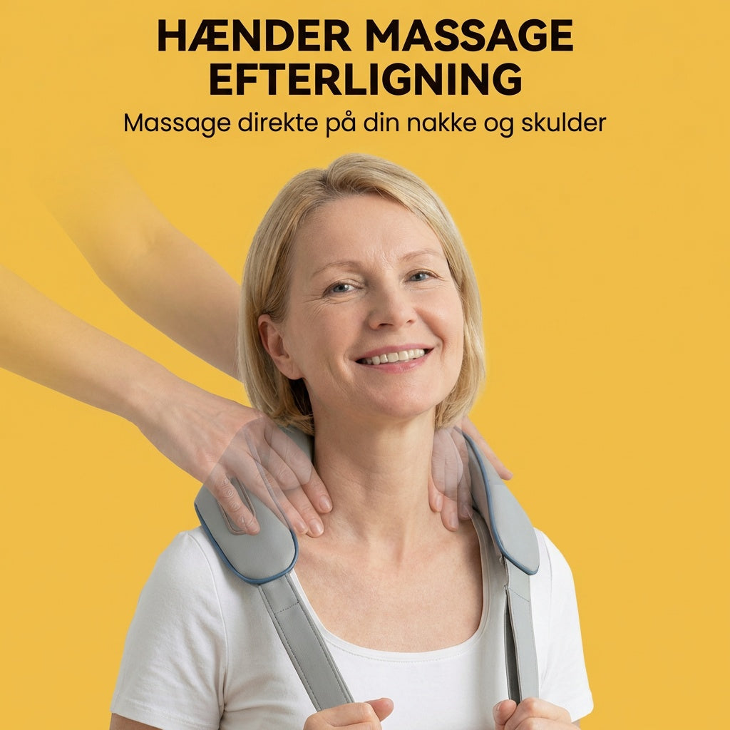 TrapeziusRelief - Trådløs Nakke- og Skuldermassage med Varme